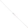 14ct White Gold Black And White Cubic Zirconia Pendant And Chain 18"
