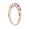 14ct Yellow Gold 0.15ct Diamond And Ruby Ring