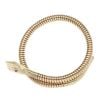 9ct Yellow Gold Ruby Eyes Snake Expanding Bangle