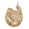 9ct Yellow Gold Horse Shoe Pendant
