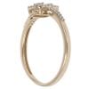 9ct Yellow Gold 0.25ct Baguette And Brilliant Cut Diamond Cluster Ring