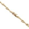 9ct Yellow and White Gold Fancy Chain 16"