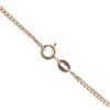9ct Yellow Gold Patterned Locket Pendant and Curb Chain 20"