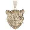 9ct Yellow Gold Cubic Zirconia Bear Pendant