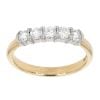 18ct Yellow Gold 5 Stone 0.50ct Diamond Ring