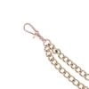9ct Yellow Gold Double Albert T-Bar Bracelet 8.5"