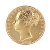1872 Victoria Full Sovereign Coin