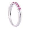 9ct White Gold Ruby Eternity Ring