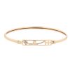 9ct Yellow Gold 0.02ct Diamond Rennie Mac Bangle