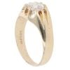 9ct Yellow Gold Cubic Zirconia Solitaire Ring