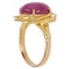 18ct Yellow Gold Ruby Single Stone Ring