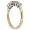 18ct Yellow Gold 0.50ct Brilliant Cut Diamond Half Eternity Ring