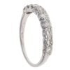 18ct White Gold 0.90ct Brilliant Cut Diamond Half Eternity Ring