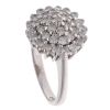 9ct White Gold 1.00ct Brilliant Cut Diamond Cluster Ring