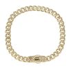 14ct Yellow Gold Monaco Classic Flex Lock Curb Bracelet 7.5"