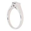 9ct White Gold 0.33ct Princess Cut Diamond Cluster Ring