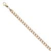 9ct Yellow Gold Curb Bracelet 9"