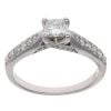 18ct White Gold 0.55ct Princess Cut Diamond Solitaire Ring