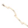 9ct Yellow Gold Alternating Bar Links Bracelet 7"