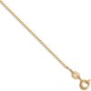 9ct Yellow Gold Diamond Cut Pendant Curb Chain