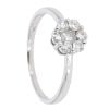 9ct White Gold Diamond Cluster Ring by Anya Belle