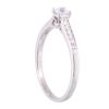 9ct White Gold 0.33ct Diamond Solitaire Ring