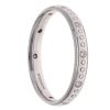 18ct White Gold 0.10ct Brilliant Cut Diamond 3mm Wedding Band