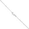 18ct White Gold 0.10ct Diamond And Tanzanite Pendant And Chain 16"