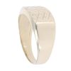 9ct Yellow Gold Patterned Signet Ring