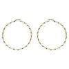 14ct Yellow Gold Twist Hoop Earrings