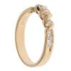 18ct Yellow Gold 0.25ct Brilliant Cut Diamond Trilogy Ring