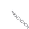 Silver Cubic Zirconia Loop 6.5" Bracelet by Icesia