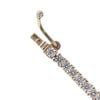 Lab Grown 9ct Yellow Gold 2.00ct Diamond Tennis Bracelet 7"