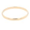 9ct Yellow Gold Plain Bangle