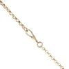 9ct Yellow Gold Locket and Belcher Chain 18"