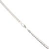9ct White Gold Curb Chain 30"