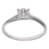 18ct White Gold 0.31ct Brilliant Cut Diamond Cluster Ring