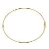 9ct Yellow Gold Plain Hinged Bangle