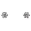 18ct White Gold 1.00ct Brilliant Cut Diamond Stud Earrings