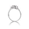 9ct White Gold 0.20ct Diamond Square Cluster Ring