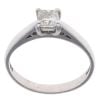 18ct White Gold 0.58ct Princess Cut Diamond Solitaire Ring