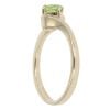 9ct Yellow Gold Peridot Single Stone Ring