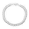 Silver Curb Bracelet 8.5" By Icesia Gents