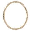 9ct Yellow Gold Patterned Hinged Bangle