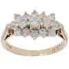 9ct Yellow Gold 1.00ct Brilliant Cut Diamond Cluster Ring