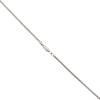 9ct White Gold Snake Chain 18"