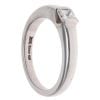 18ct White Gold 0.40ct Princess Cut Diamond Solitaire Ring
