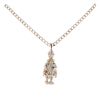 9ct Yellow Gold Multi-Gemstone Clown Pendant And Chain 18"