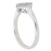 18ct White Gold 0.33ct Diamond Cluster Ring