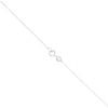 9ct White Gold 0.50ct Lab Grown Pear Cut Diamond Solitaire Pendant and Chain 18"